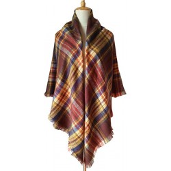 Blanket scarf DELUXE Tartan XXL - Woman