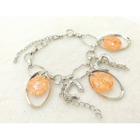 Heart bracelet - Orange