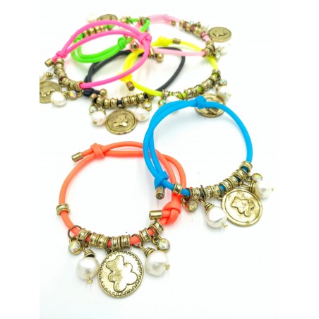 Rubber bracelet with bear...