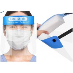Protective mask with open...