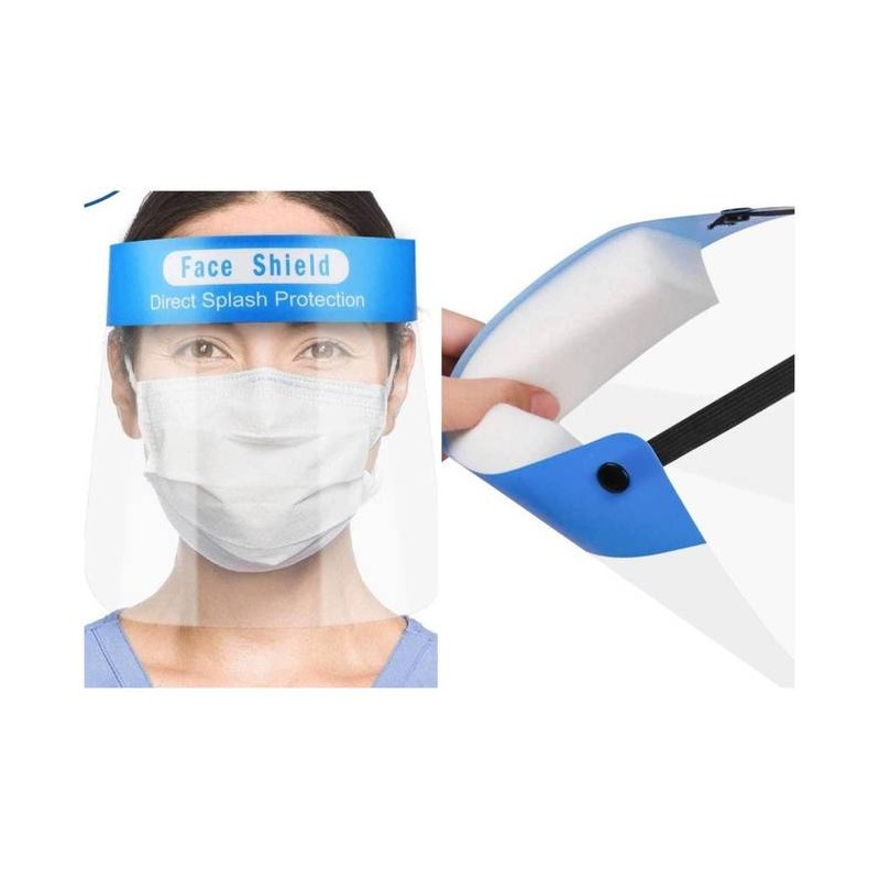 Protective mask with open sponge and a Covid-19 elastic band