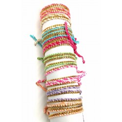 PULSERAS CON EXPOSITOR 0,50 €/UD pack mix