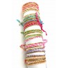 PULSERAS CON EXPOSITOR 0,50 €/UD pack mix