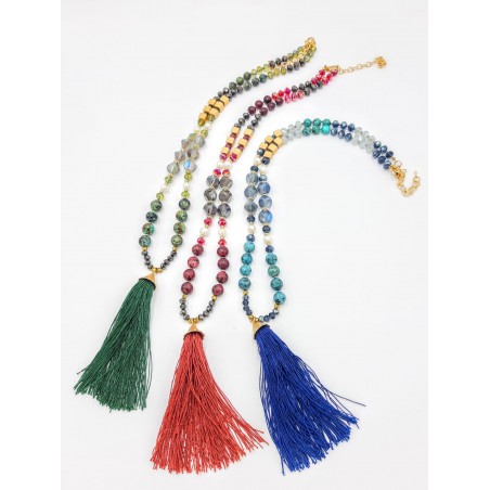 Swarky Crystal Ethnic Necklace