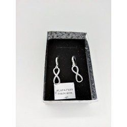 Earrings bathed in 925 sterling silver mix