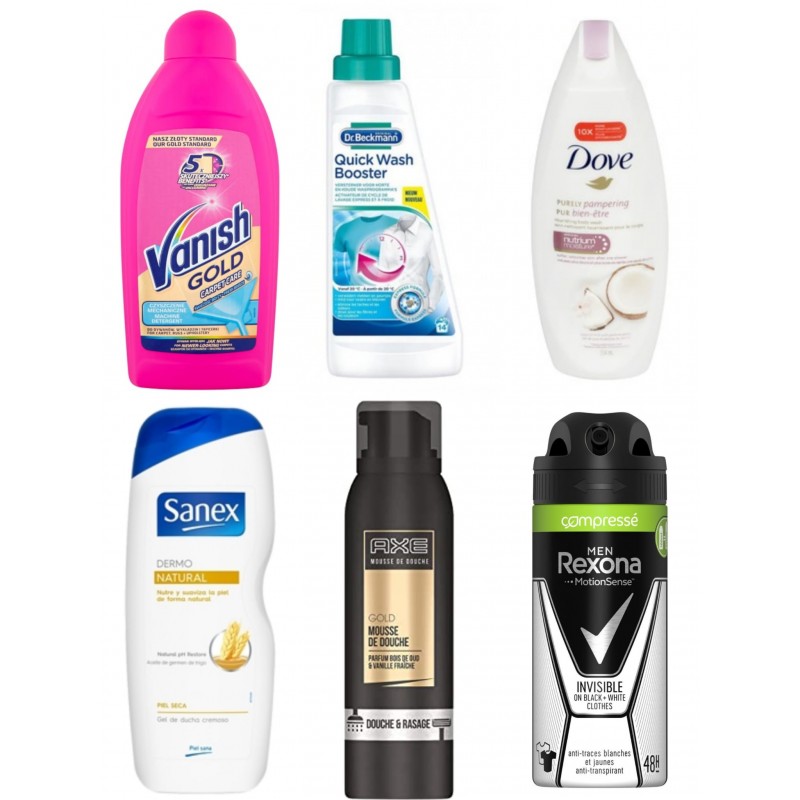 Household cleaning products and personal hygiene