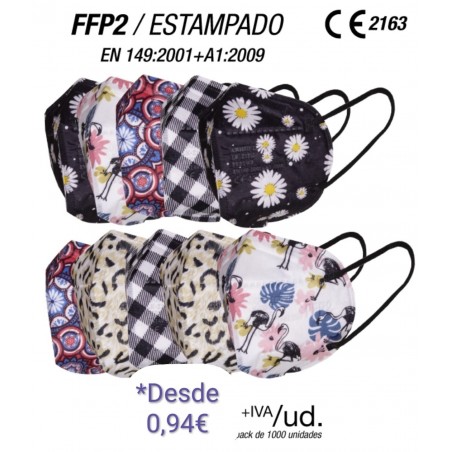 FFP2 Mask Patterned