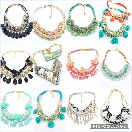 Romantic Ethnic Necklaces -...