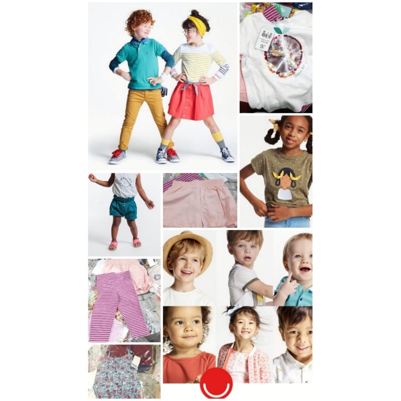 Summer clothing kids mix brands