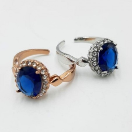 Anillos acero y rodio Lote...