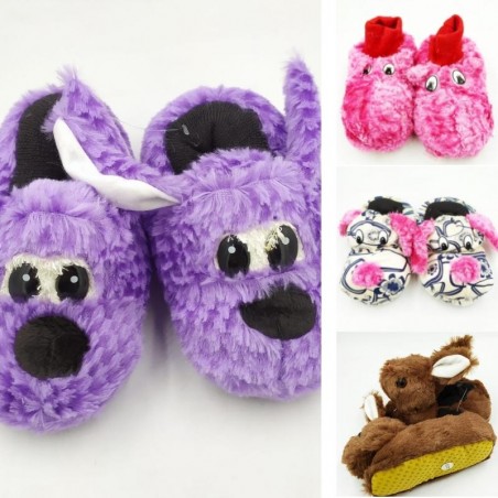 Pantufla infantil lote surtido