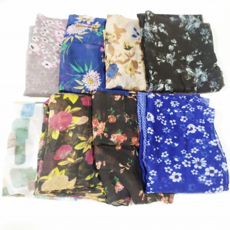 Pañuelos Pashminas Flower