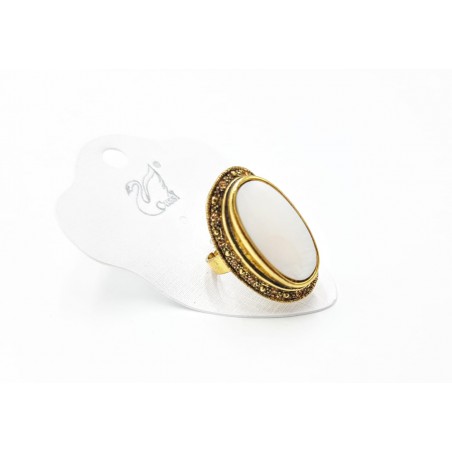 GOLFY WHITE RING