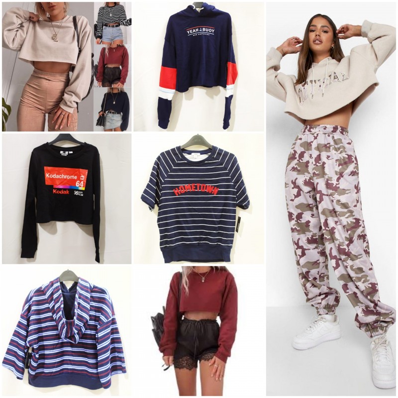 Sweatshirts and Crop Top Woman