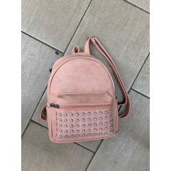 Soft pink women's backpack