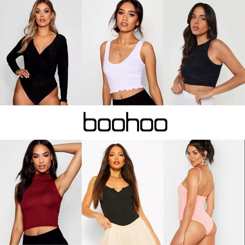 Tops y Bodies ropa mujer verano marca Boohoo