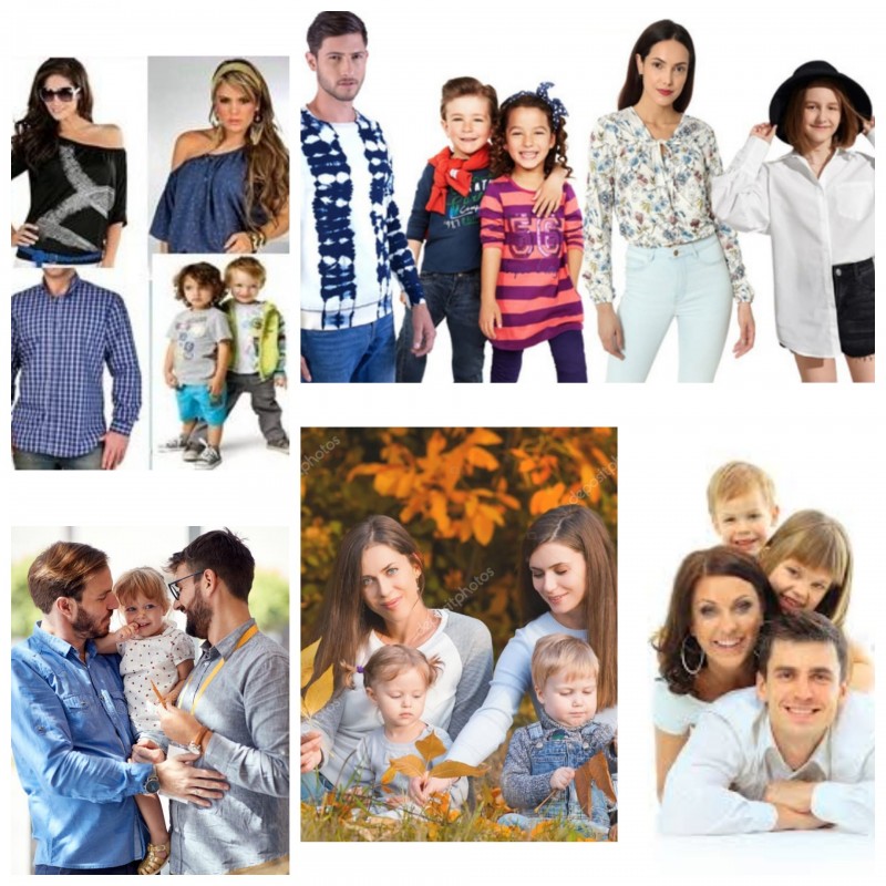 New clothes women men and children display picture 2