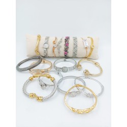 Wholesale Steel Bracelets | CZ Assorted Lot