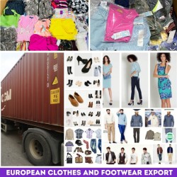 Abbigliamento e calzature export Europa - Container