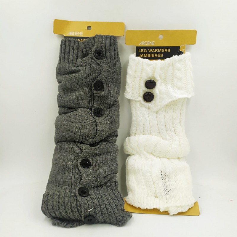 Calentadores de piernas de invierno para mujer, accesorios