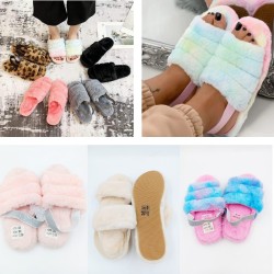 Wholesale fur slippers -...