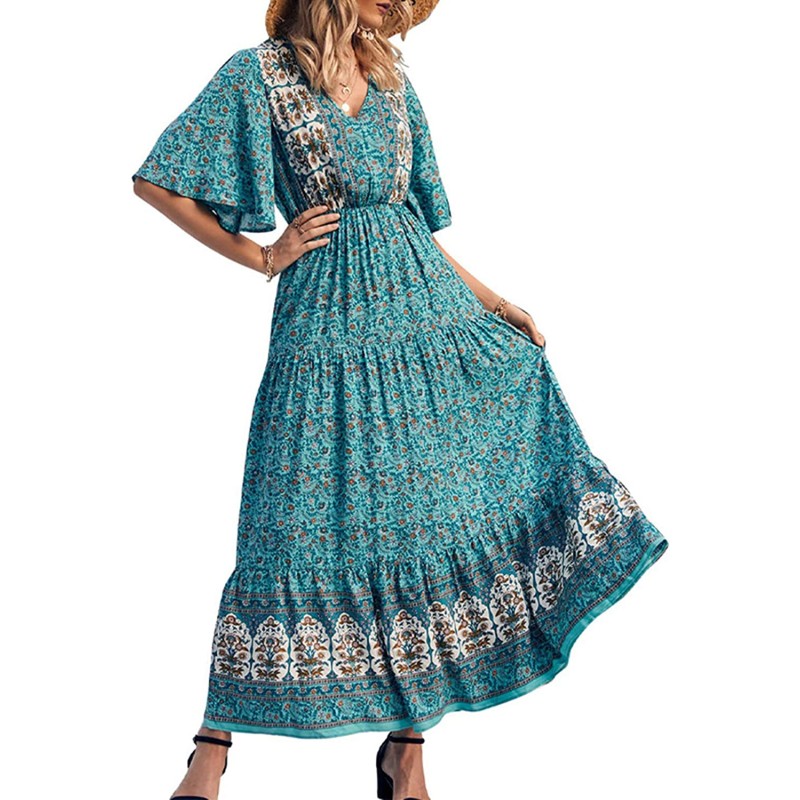 Lotto Ingrosso 10 Abiti Donna Indiani &ndash; Taglia Unica Maxi &ndash; Assortimento Variopinto