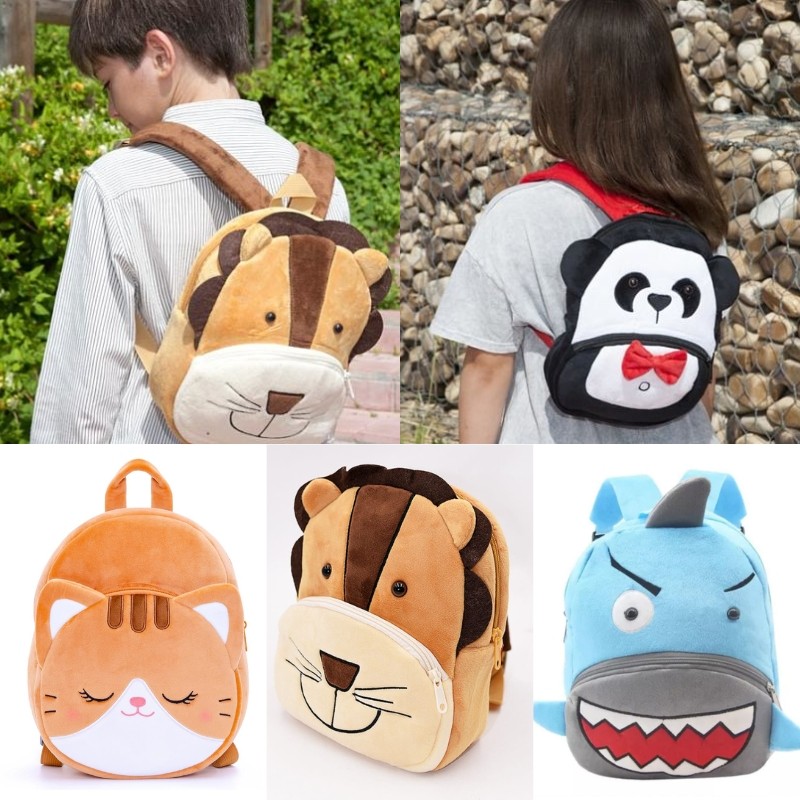 Animal Backpacks for Children Lot