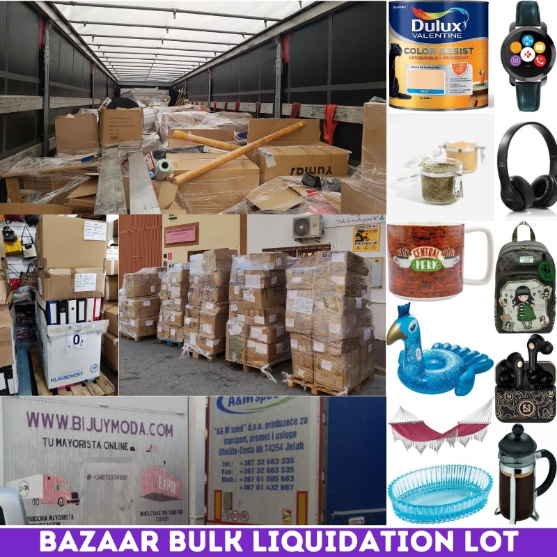 Lotes de liquidación al por mayor - Bazar y más