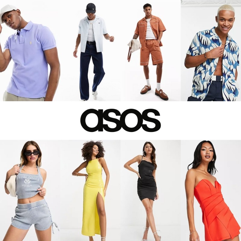 Lotto di abbigliamento all'ingrosso Asos