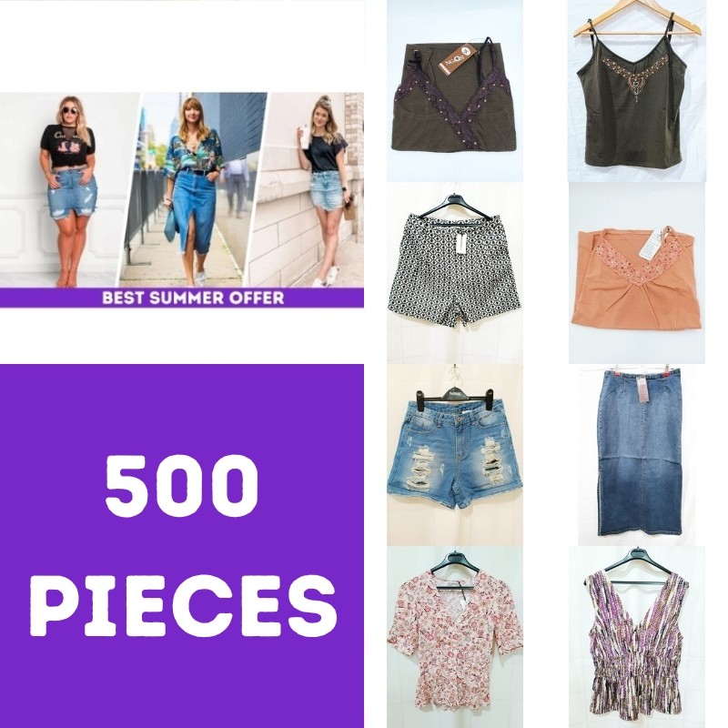 Lote de Ropa de Mujer de Verano al Por Mayor – Stock de Marcas