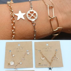 Lote de Pulseras de Moda -...