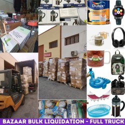 Camión completo de bazar y liquidación – Venta al por mayor