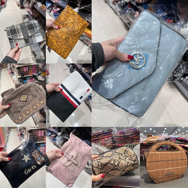 BOLSOS Lote de 500 bolsos surtidos