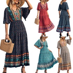 Wholesale bohemian dresses from India – Assorted stock