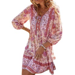 Wholesale Lot of Boho Beach Dresses – Caftan Style