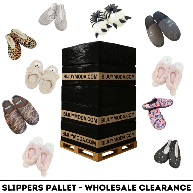 Clearance Pallet – Wholesale Slippers Lot