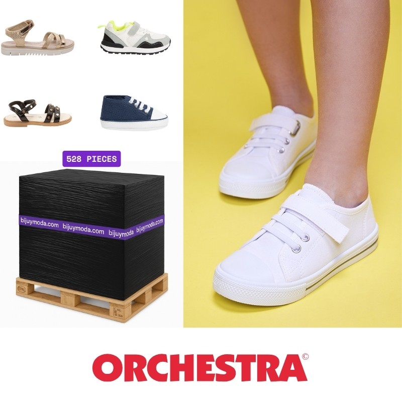 Lotto all’Ingrosso di Calzature Estive per Bambini – Marca Orchestra