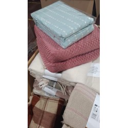Wholesale Lot of Blankets and Duvet Covers – 45-Piece Home Textile Mix