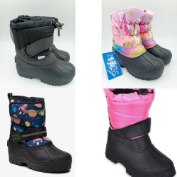 Lotto di Stivali da Neve per Bambini all’Ingrosso – Calzature Invernali