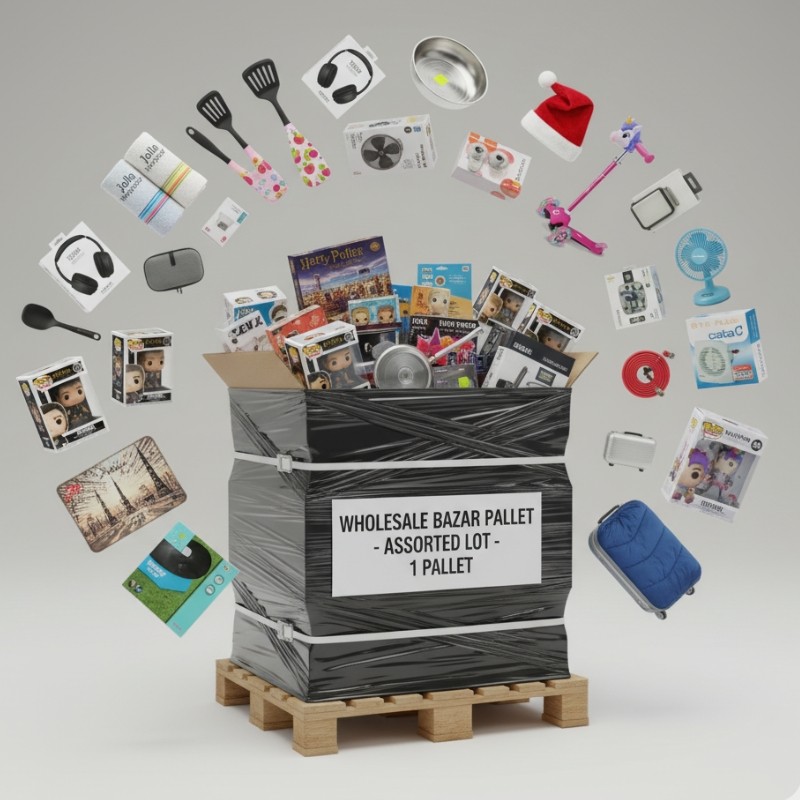 Wholesale Bazar Pallet – Mixed Liquidation Lot from 1 Pallet