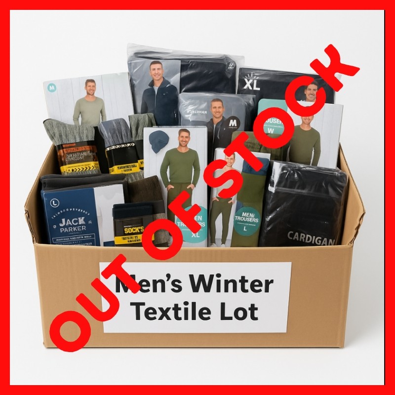 Wholesale Men’s Winter Clothing Lot – New Mixed Apparel