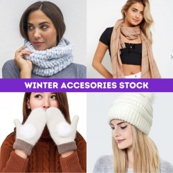 Lote de Accesorios de Invierno al por Mayor – Bufandas y Guantes