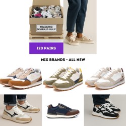 Palet de Calzado Nuevo al por Mayor – Zapatillas Surtidas para Reventa
