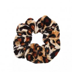 Animal print scrunchies