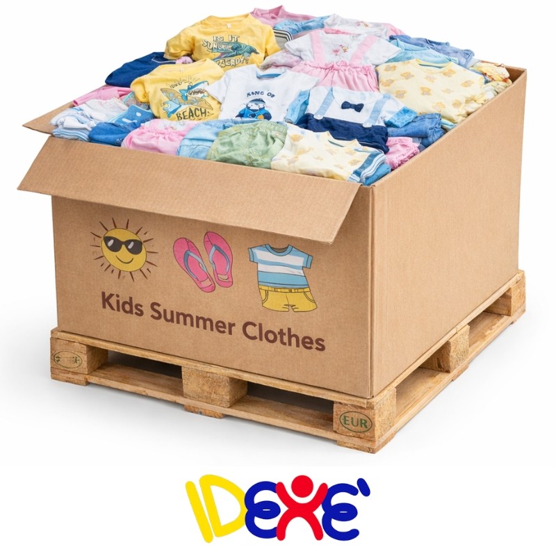 Lotto di abbigliamento bambini IDEXE all’ingrosso – Estate