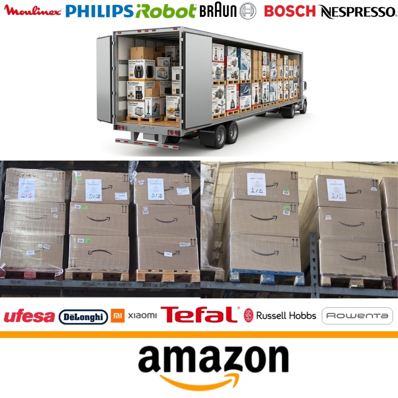 Lote Completo Amazon de Electrodomésticos y Cocina – 32 Palets