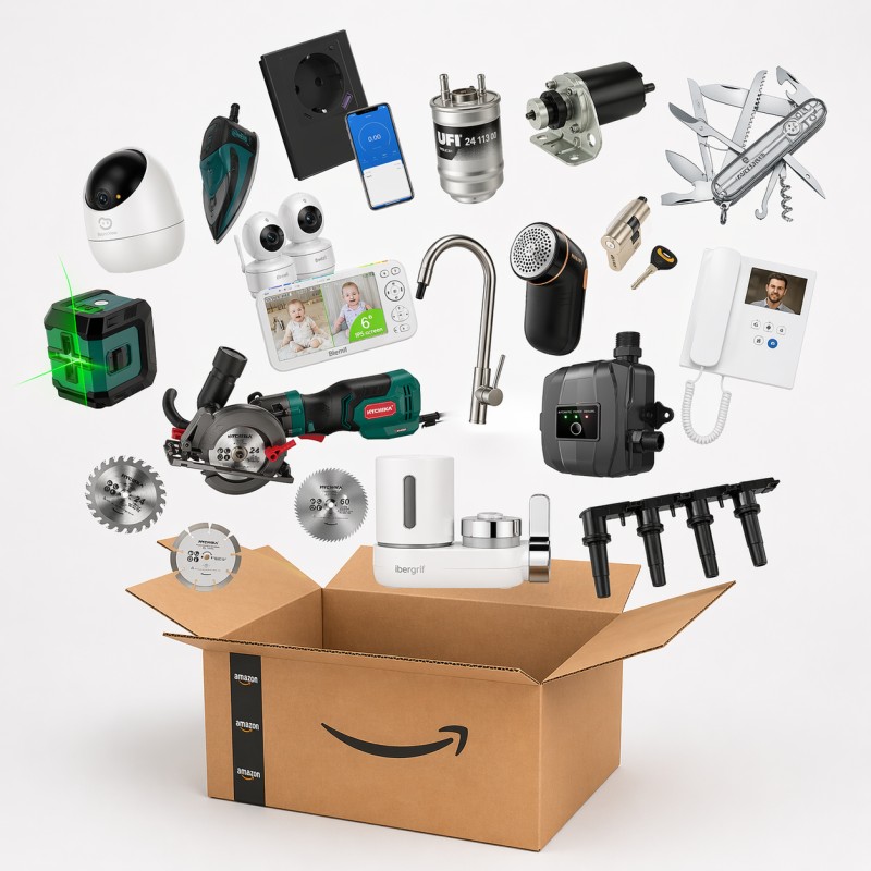 Caja Automoción, Ferretería y Hogar Amazon - spW83P8847u