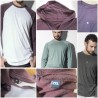 Box of Men’s Basic Long Sleeve T-Shirts – 86 Pieces