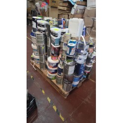 Pallet di vernici all'ingrosso – Mix oltre 150 unità