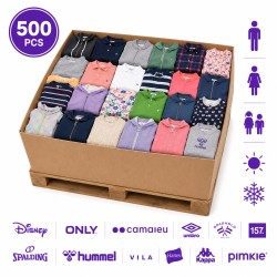Abbigliamento di Marca all’Ingrosso – Pallet 500 Capi